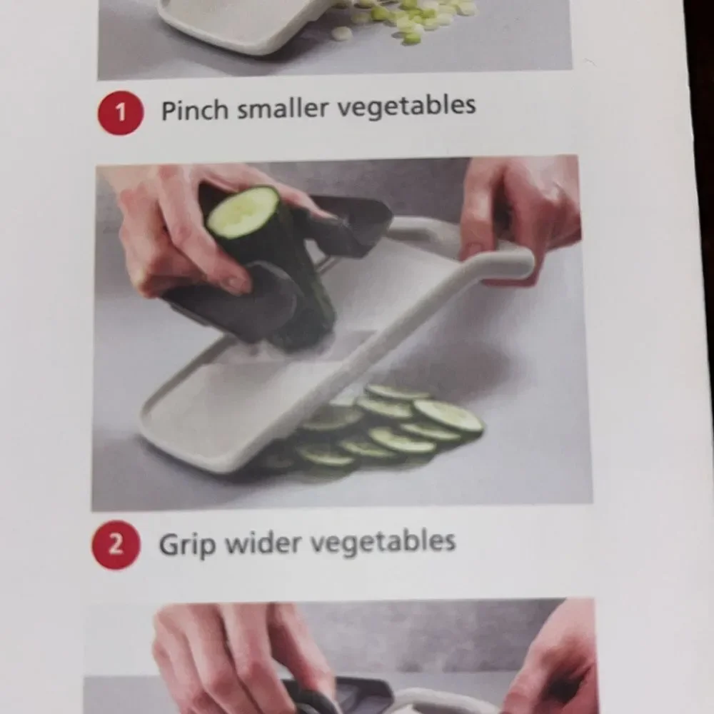 Joseph Joseph NEW IN Package Duo Multi-grip Mandoline Vegetable Slicer & Cutter